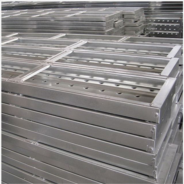 Construction steel scaffolding planks